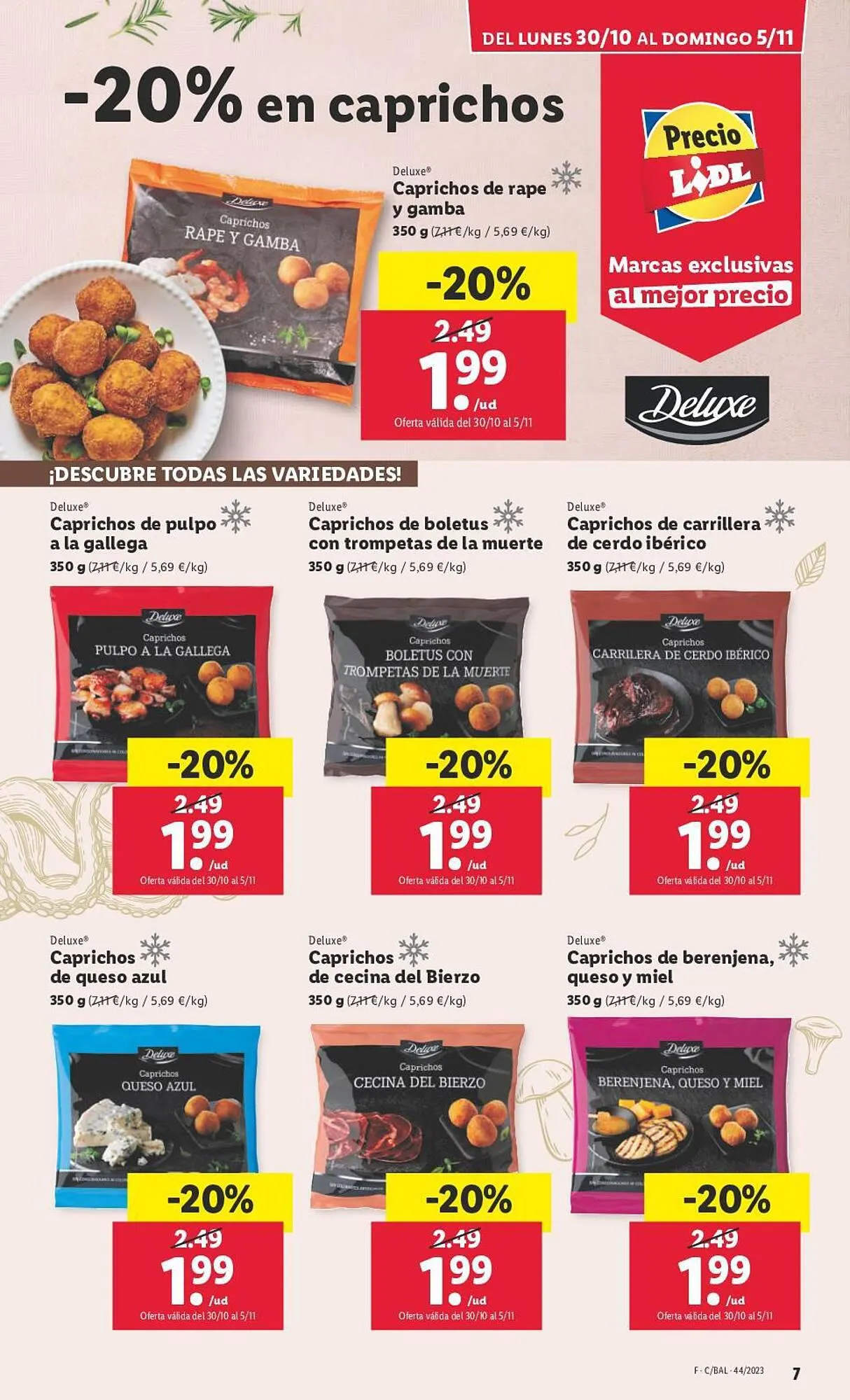 Catálogo de Folleto Lidl 30 de octubre al 5 de noviembre 2023 - Página 7