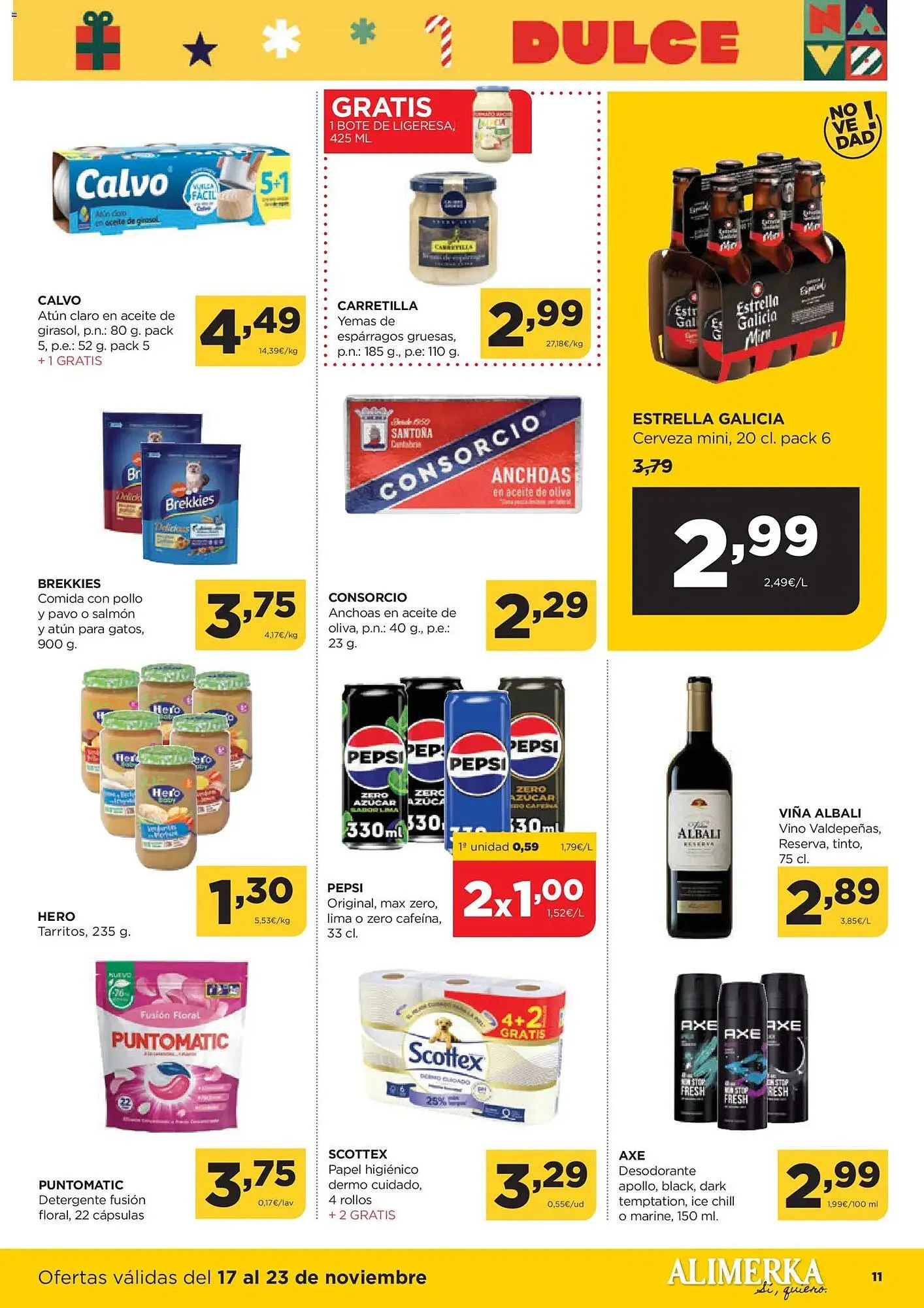 Catálogo de Folleto Alimerka 17 de noviembre al 23 de noviembre 2025 - Página 11