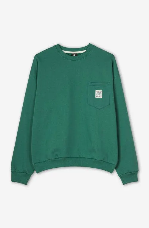 Green Pepper Look Inside Pocket Sweatshirt