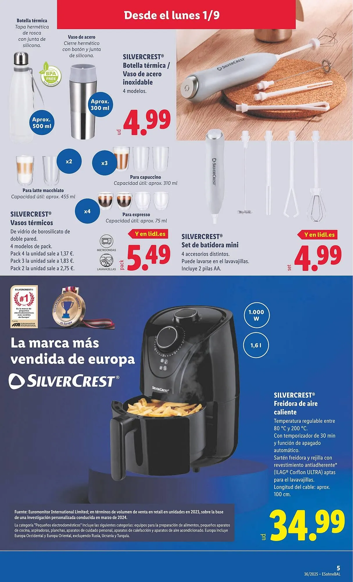 Catálogo de Folleto Lidl 1 de septiembre al 7 de septiembre 2025 - Página 9