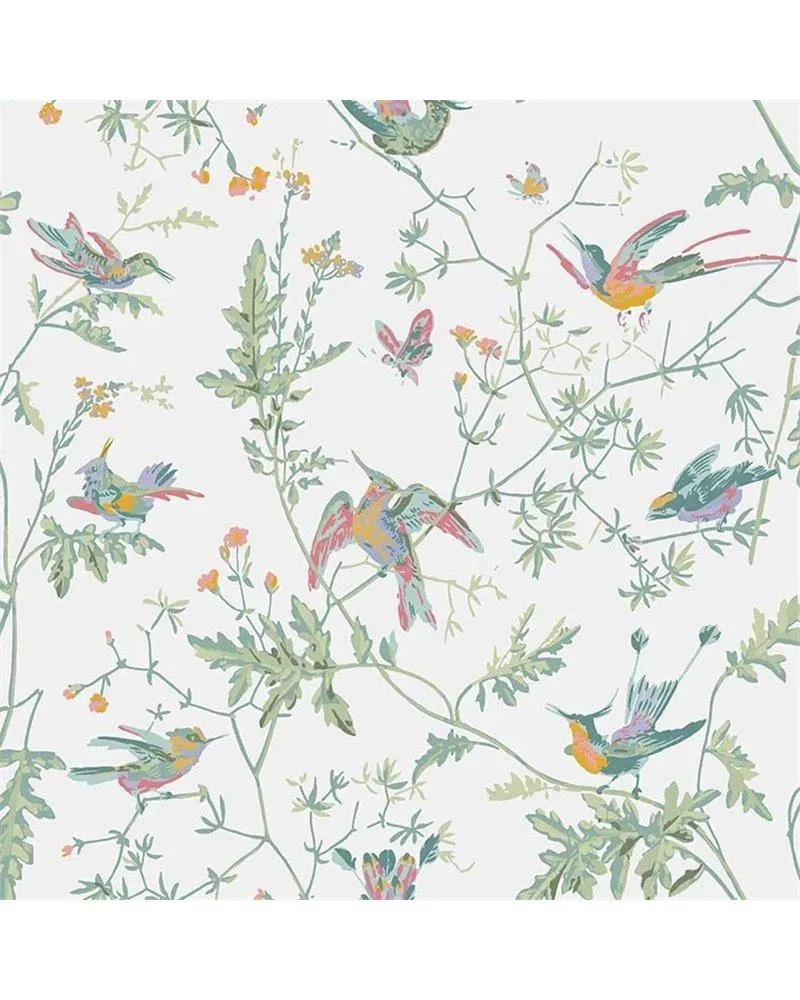PAPEL PINTADO Hummingbirds Pastel 112-4016