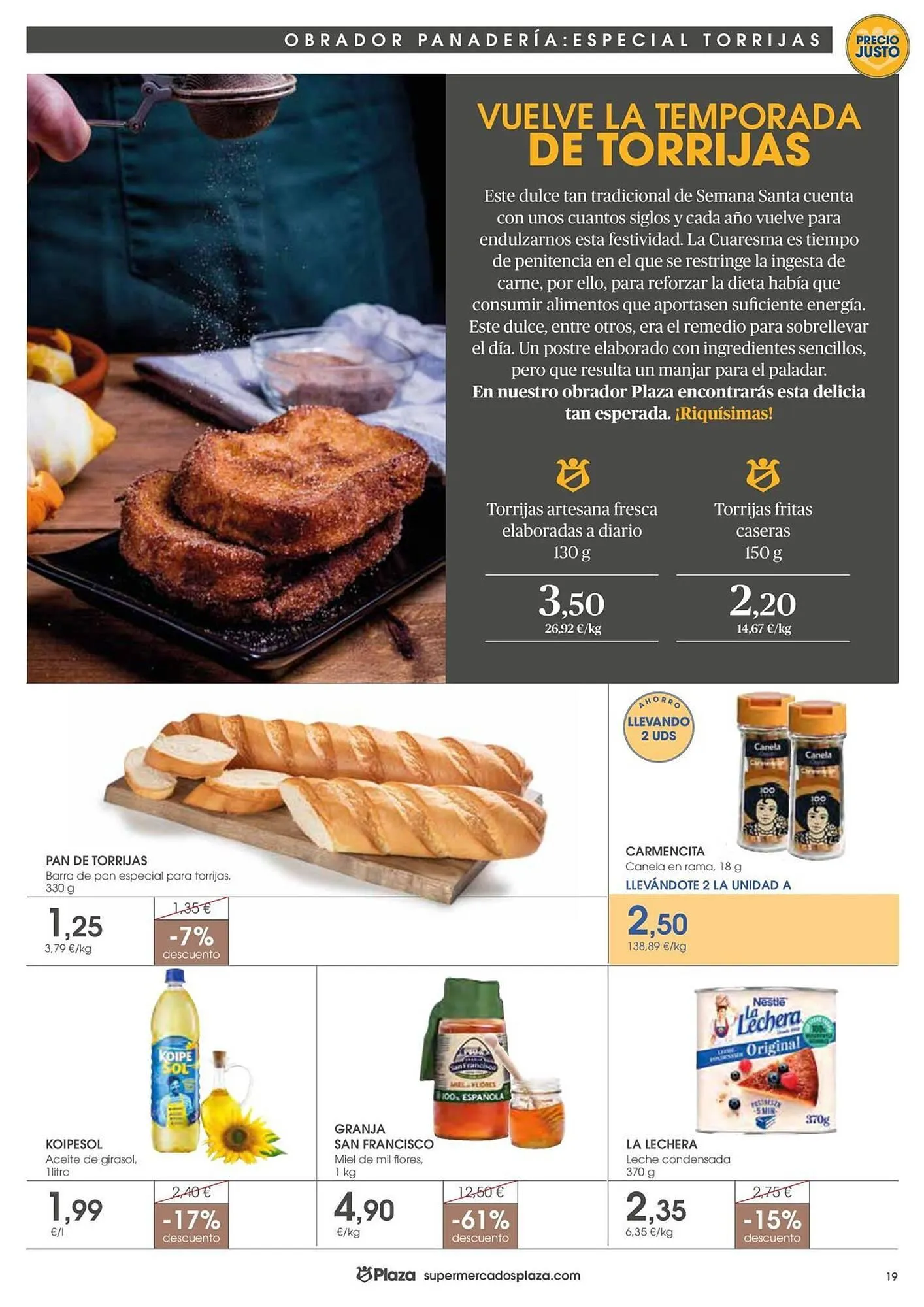 Catálogo de Folleto Supermercados Plaza 19 de marzo al 8 de abril 2026 - Página 19