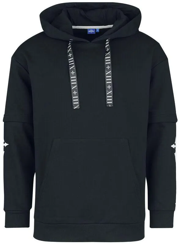 Organisation XIII | Felpa con cappuccio | nero/antracite | Kingdom Hearts