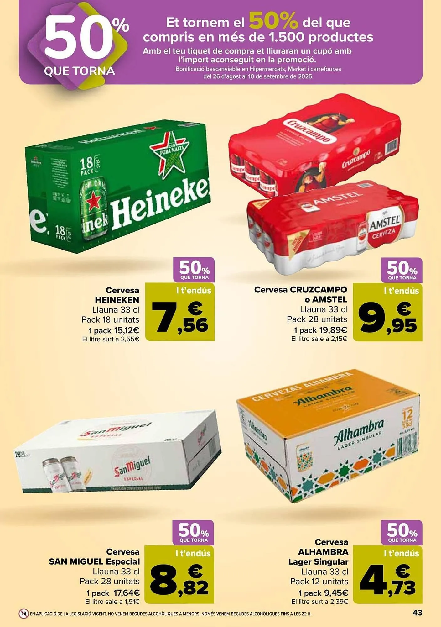 Catálogo de Folleto Carrefour 8 de agosto al 25 de agosto 2025 - Página 43