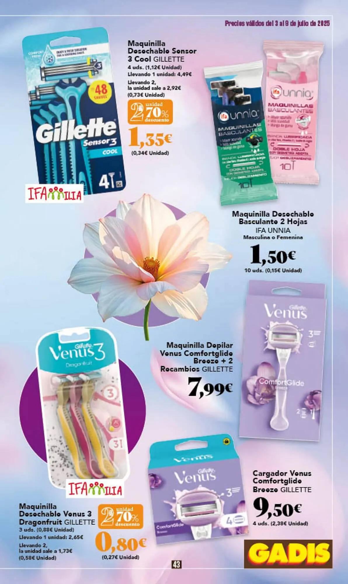 Catálogo de Folleto Gadis 3 de julio al 9 de julio 2025 - Página 43