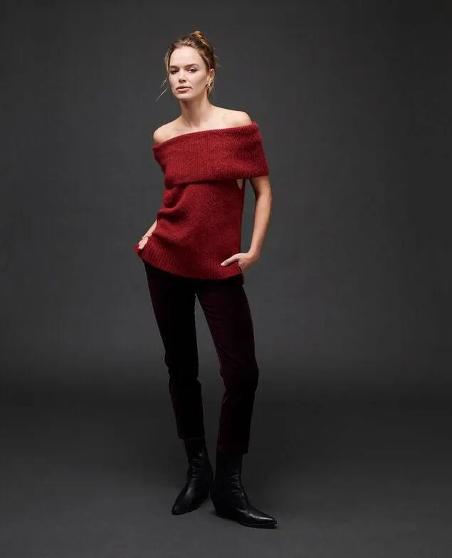 Chaleco de alpaca mezclada