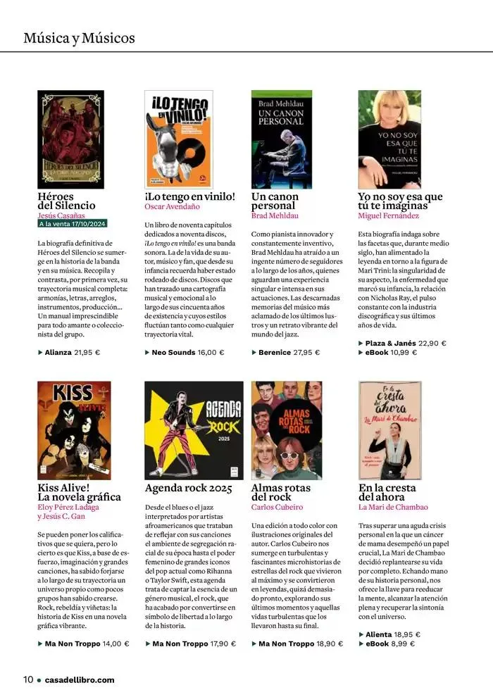 Catálogo de Casa del Libro Leer te hace único 6 de noviembre al 30 de noviembre 2024 - Página 10