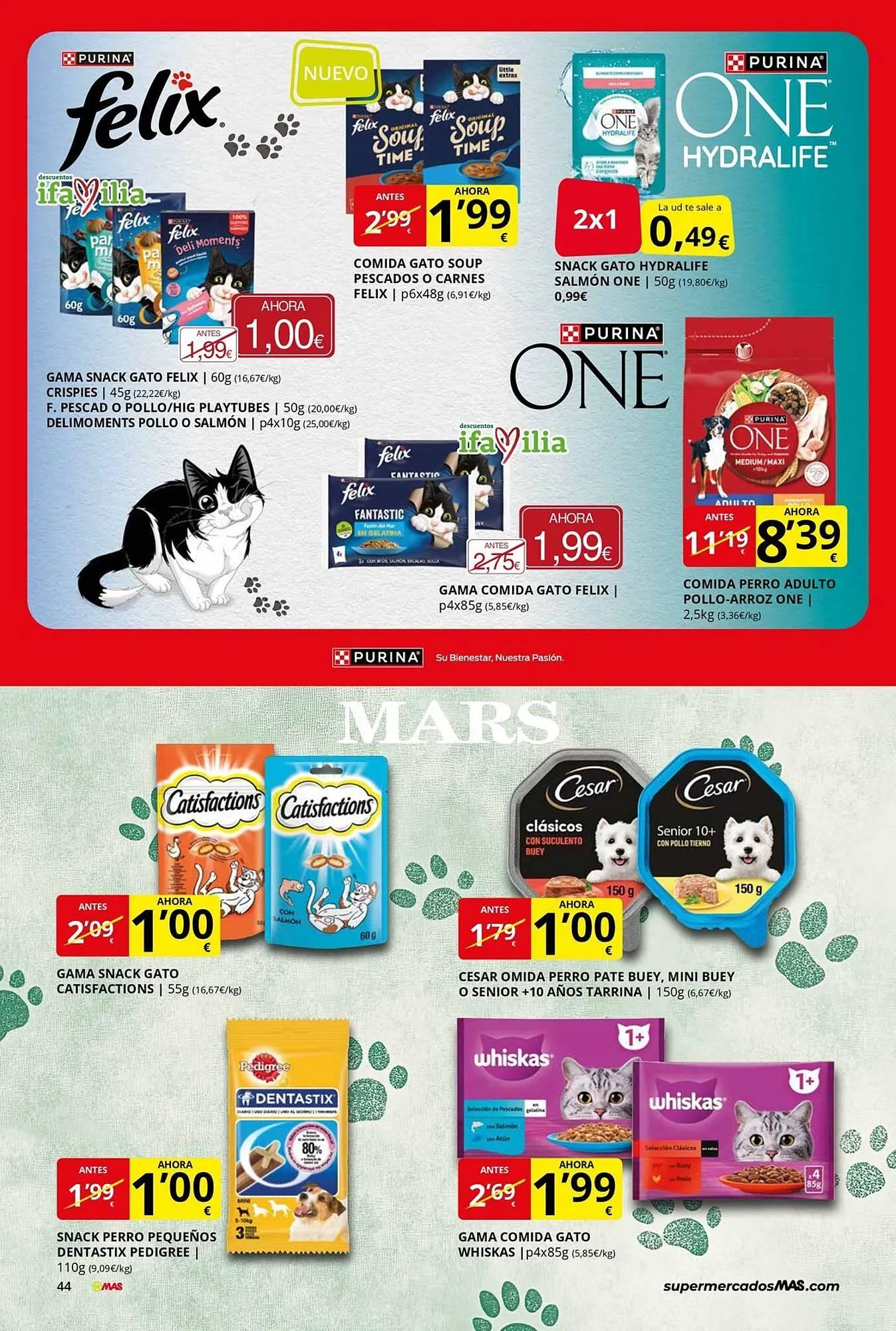 Catálogo de Folleto Supermercados MAS 27 de marzo al 29 de abril 2026 - Página 44