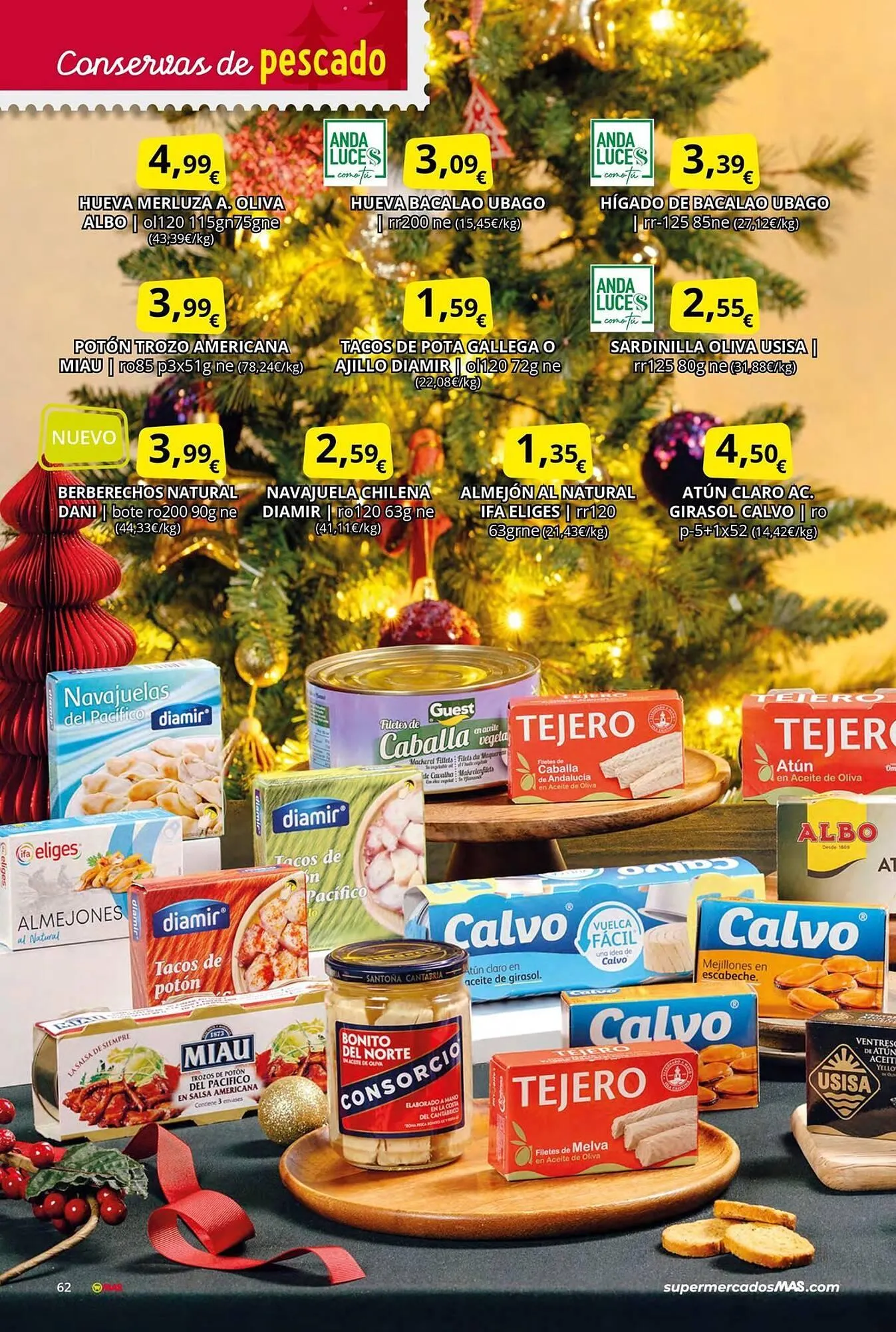 Catálogo de Folleto Supermercados MAS 28 de noviembre al 31 de diciembre 2025 - Página 62