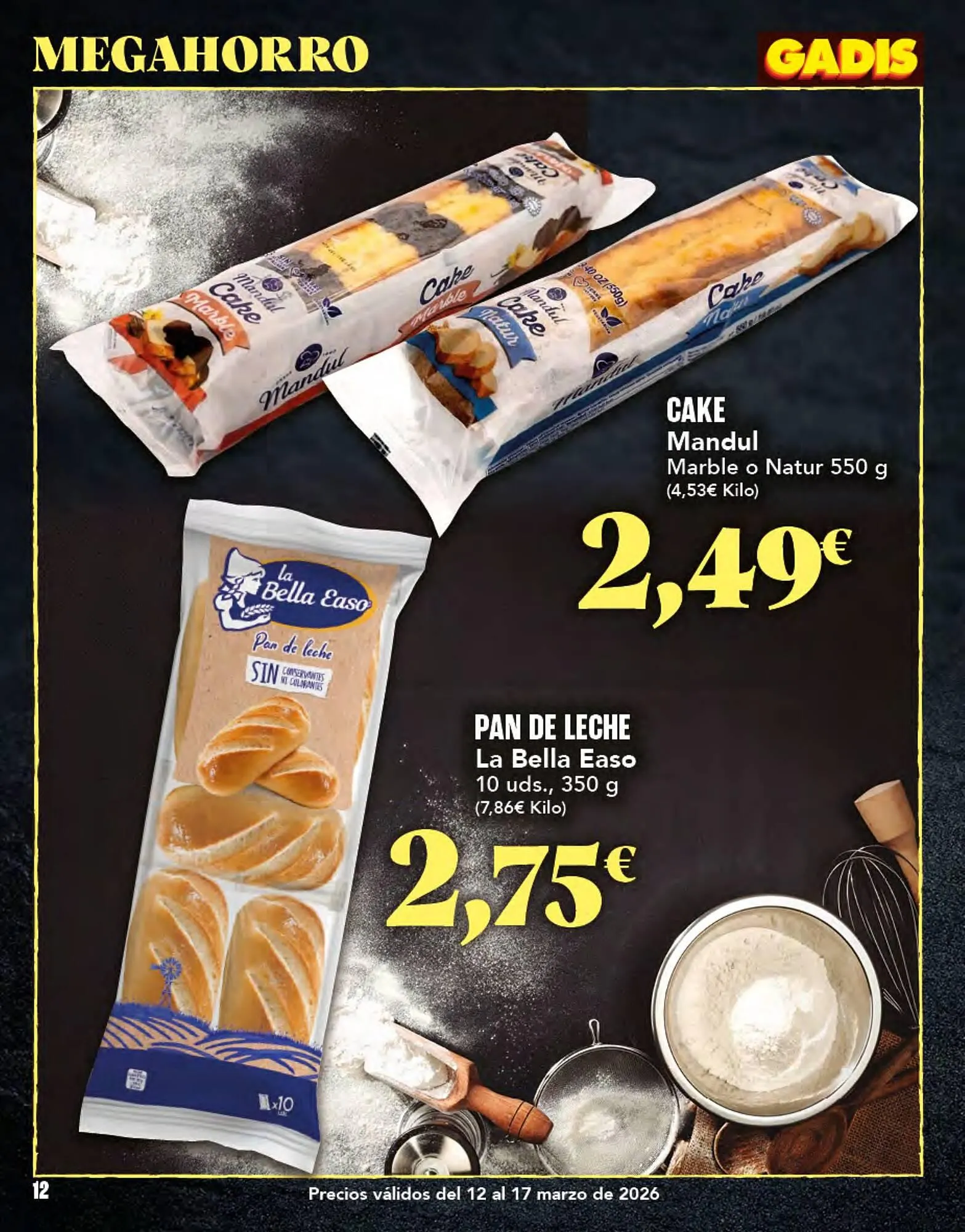 Catálogo de Folleto Gadis 12 de marzo al 17 de marzo 2026 - Página 12