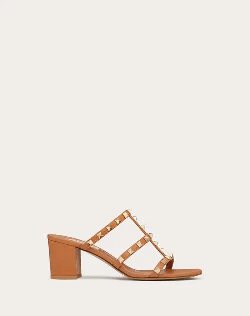 SANDALIAS DE PALA ROCKSTUD DE BECERRO 60 MM