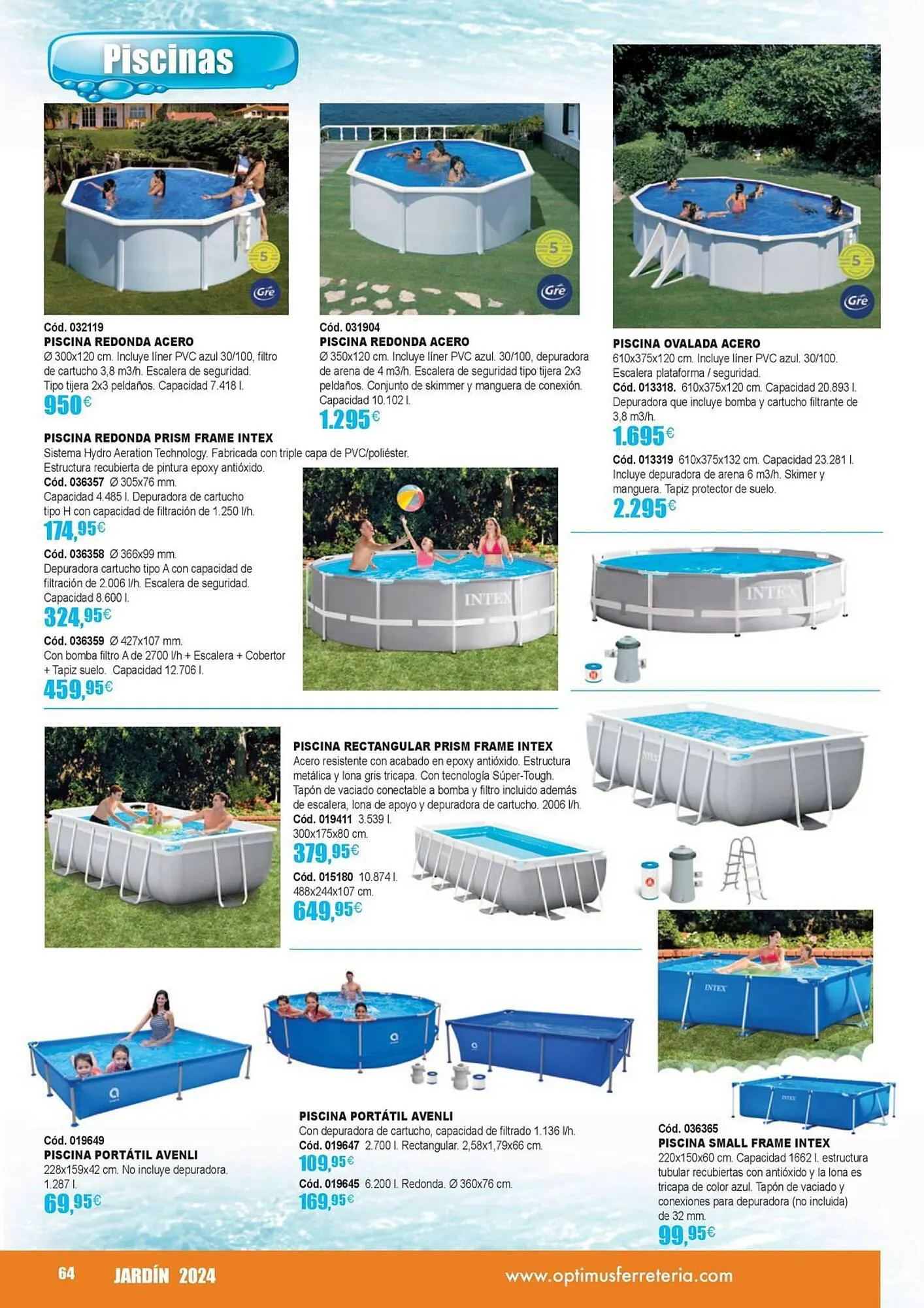 Catálogo de Folleto Optimus 21 de marzo al 31 de agosto 2024 - Página 64