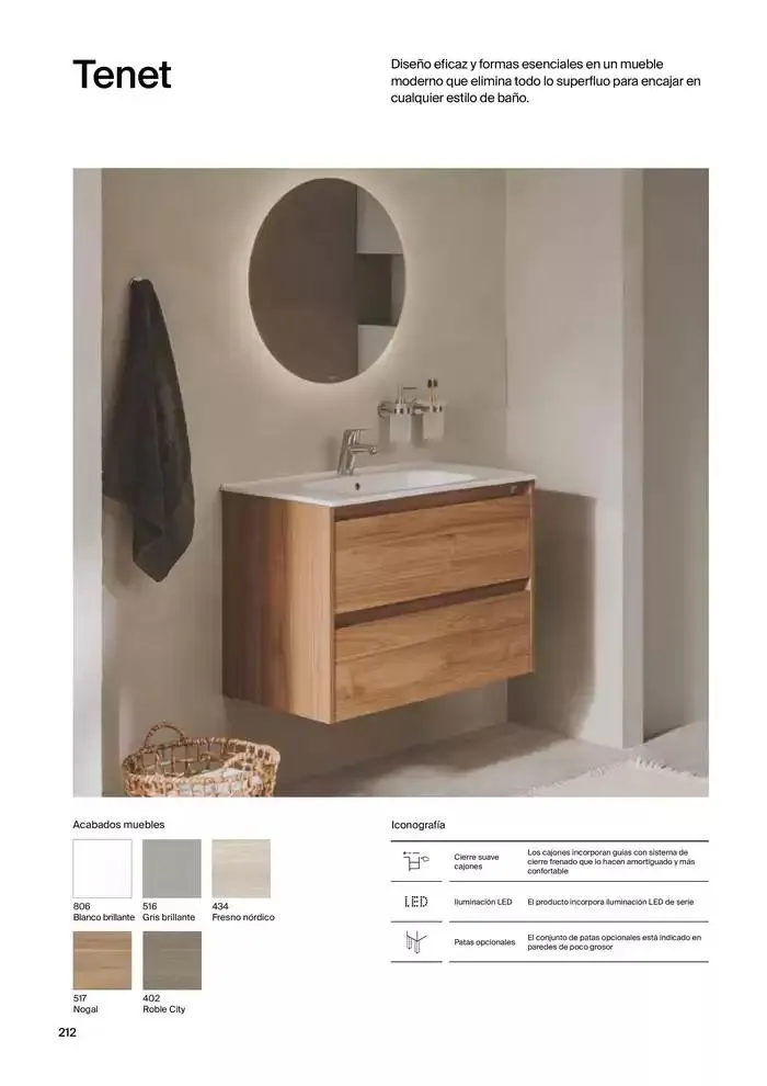 Catálogo de Colecciones de Baño, Muebles y Accesorios 9 de enero al 31 de diciembre 2025 - Página 214