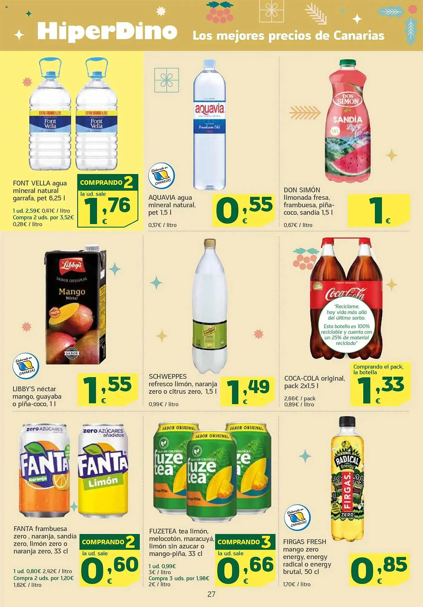 Catálogo de Folleto HiperDino 4 de diciembre al 17 de diciembre 2025 - Página 27