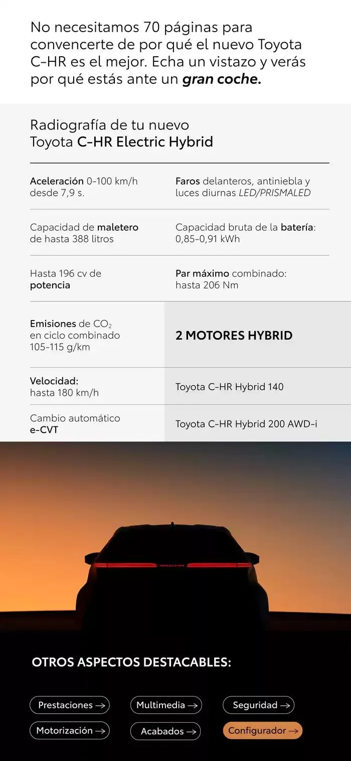 Catálogo de Catálogo Toyota C-HR Hybrid 31 de enero al 31 de enero 2026 - Página 2