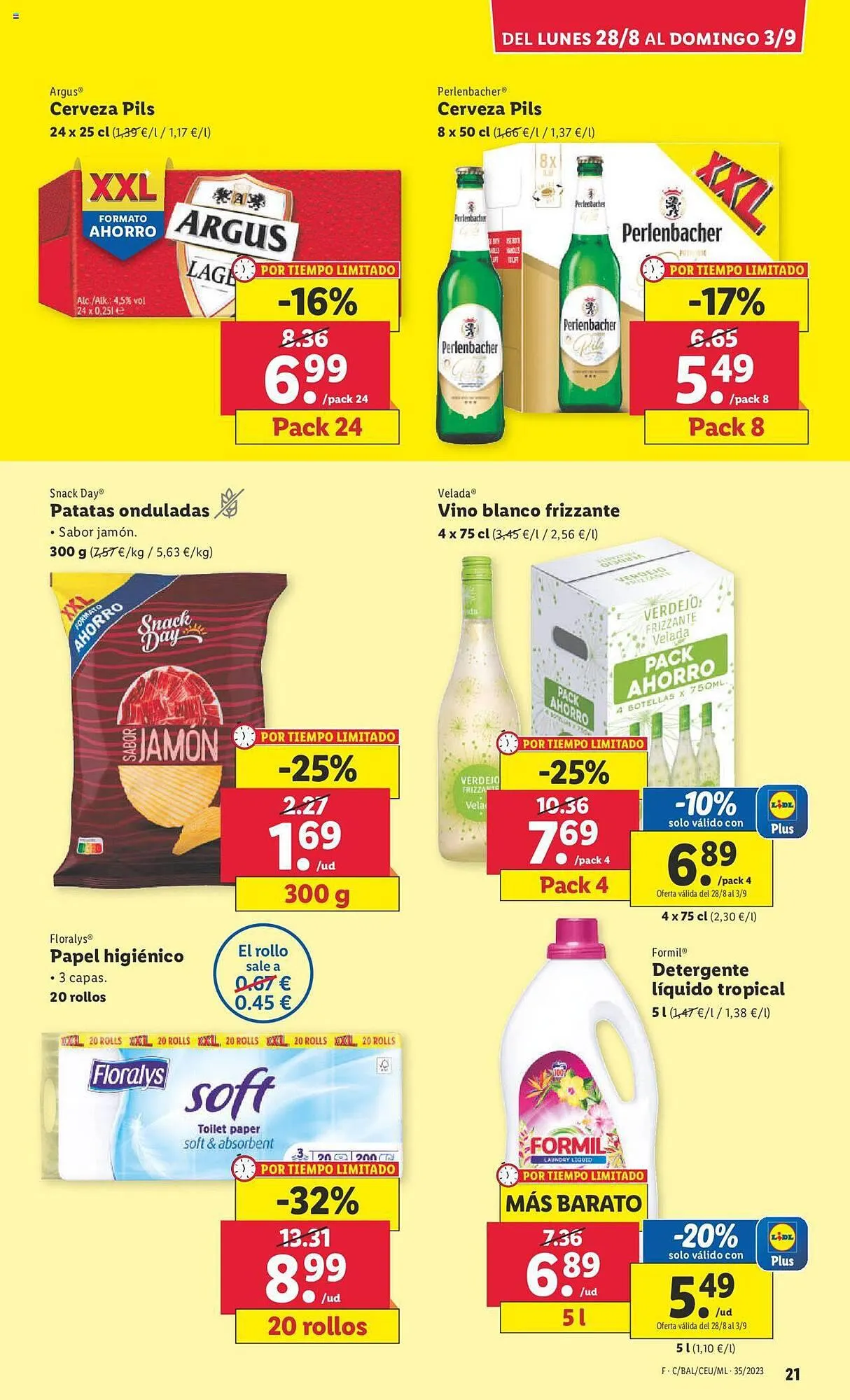 Catálogo de Folleto Lidl 28 de agosto al 3 de septiembre 2023 - Página 21