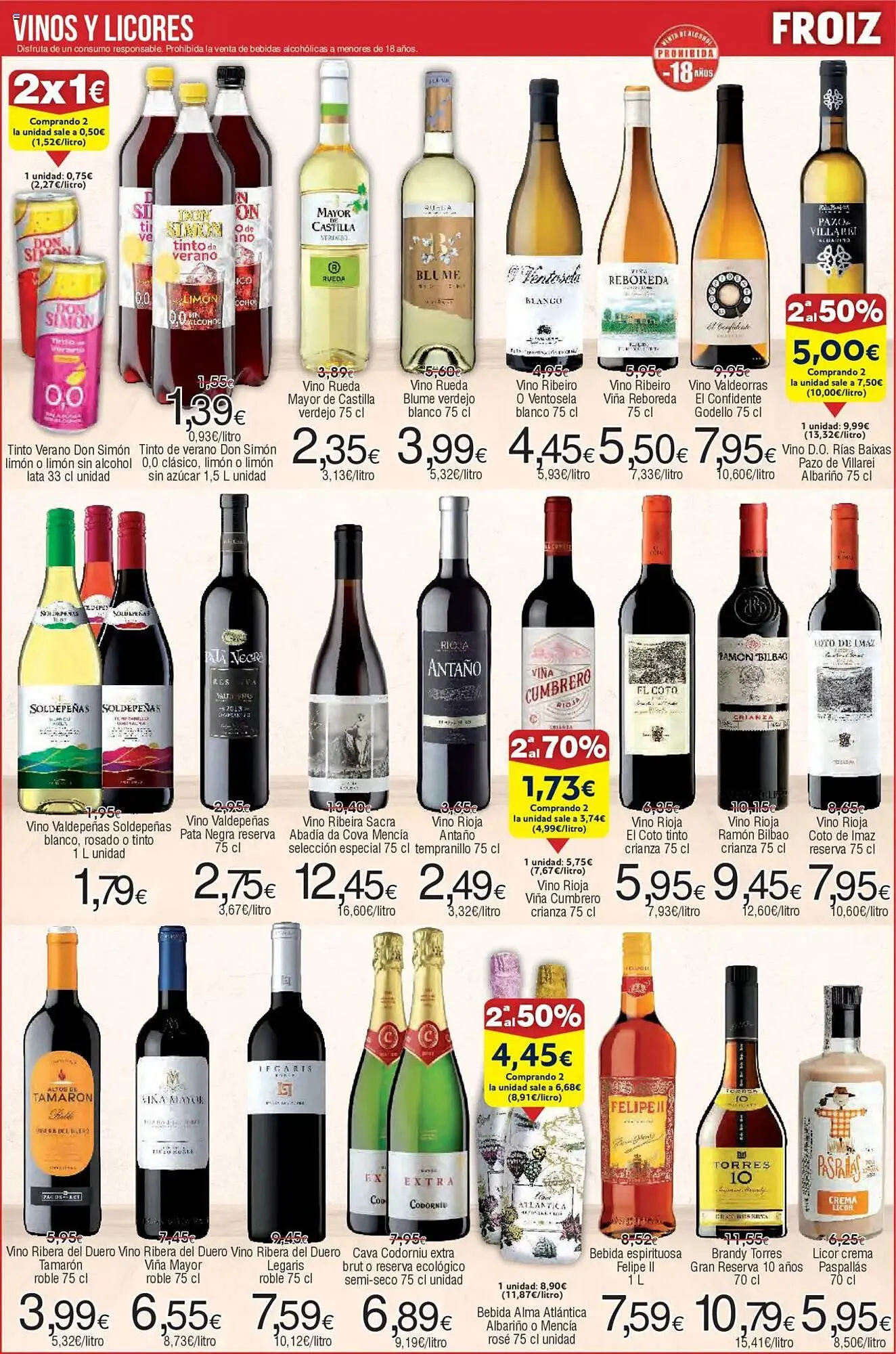 Catálogo de Folleto FROIZ 1 de julio al 21 de julio 2025 - Página 17