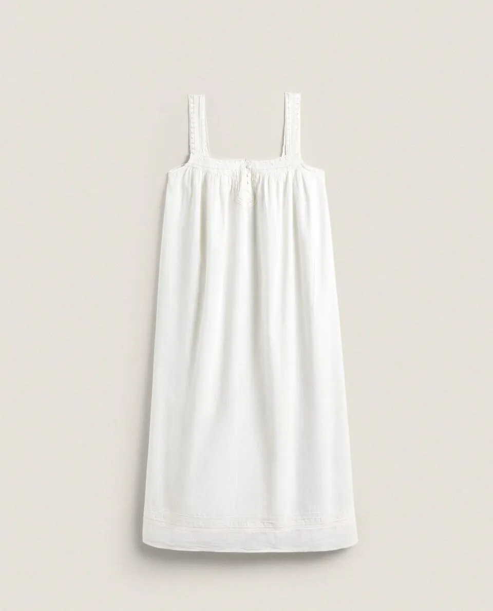 CAMISÓN ALGODÓN DETALLES PUNTILLA