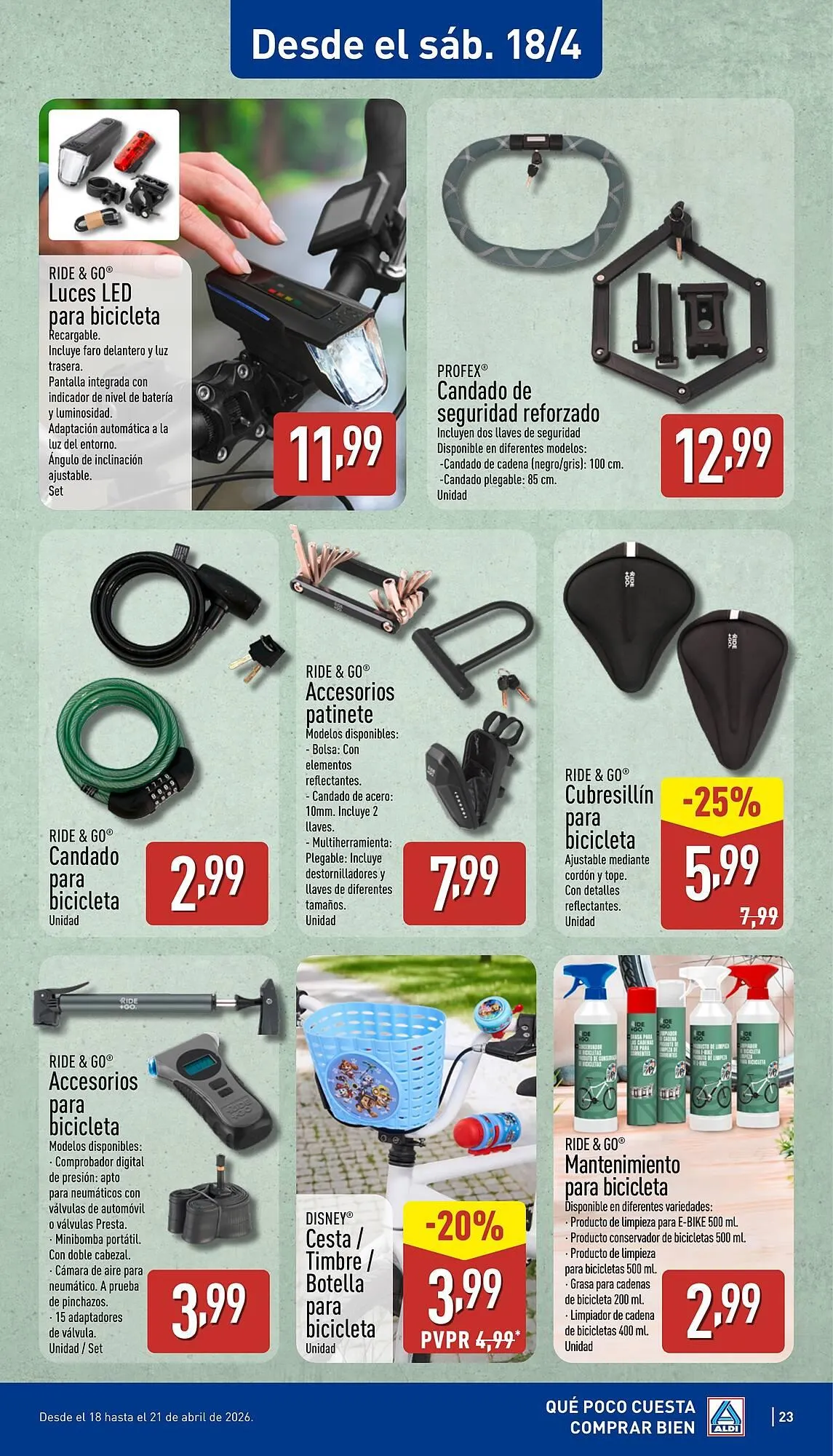 Catálogo de Folleto ALDI 13 de abril al 19 de abril 2026 - Página 23