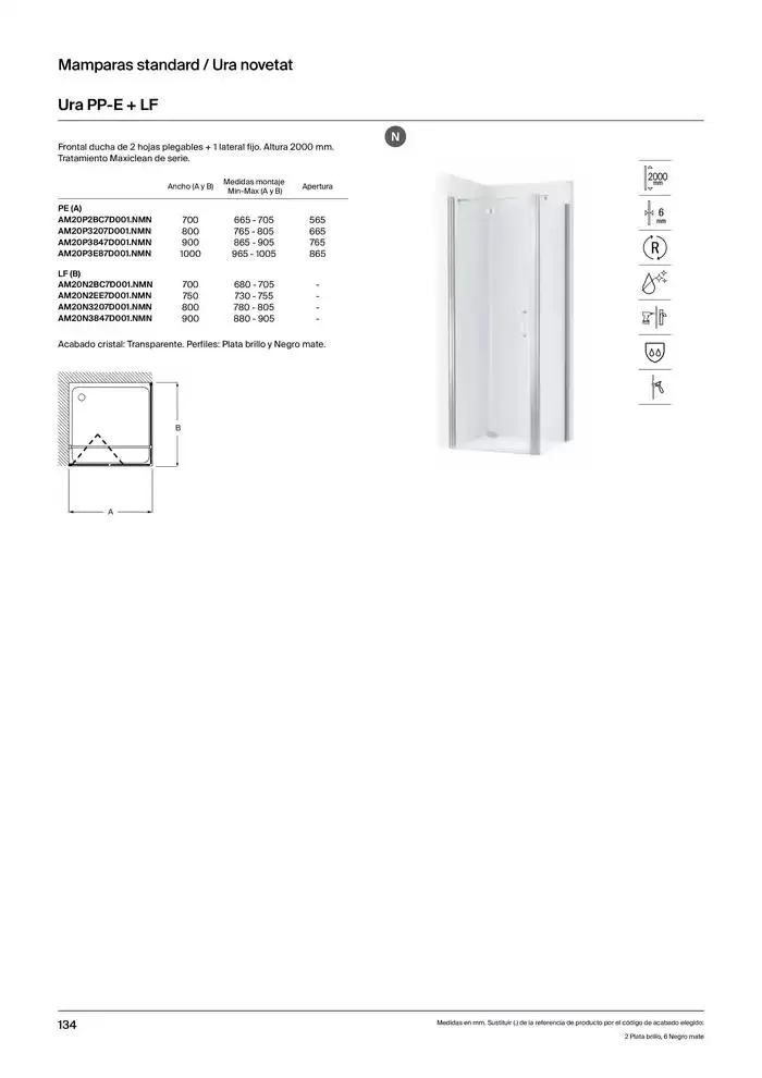 Catálogo de Platos de Ducha, Bañeras y Mamparas 9 de enero al 31 de diciembre 2025 - Página 136