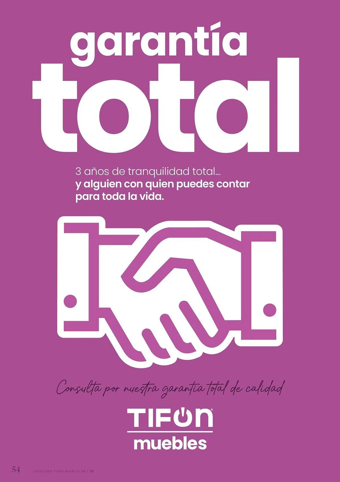Catálogo de Folleto Tifón Hipermueble 12 de julio al 31 de mayo 2025 - Página 54