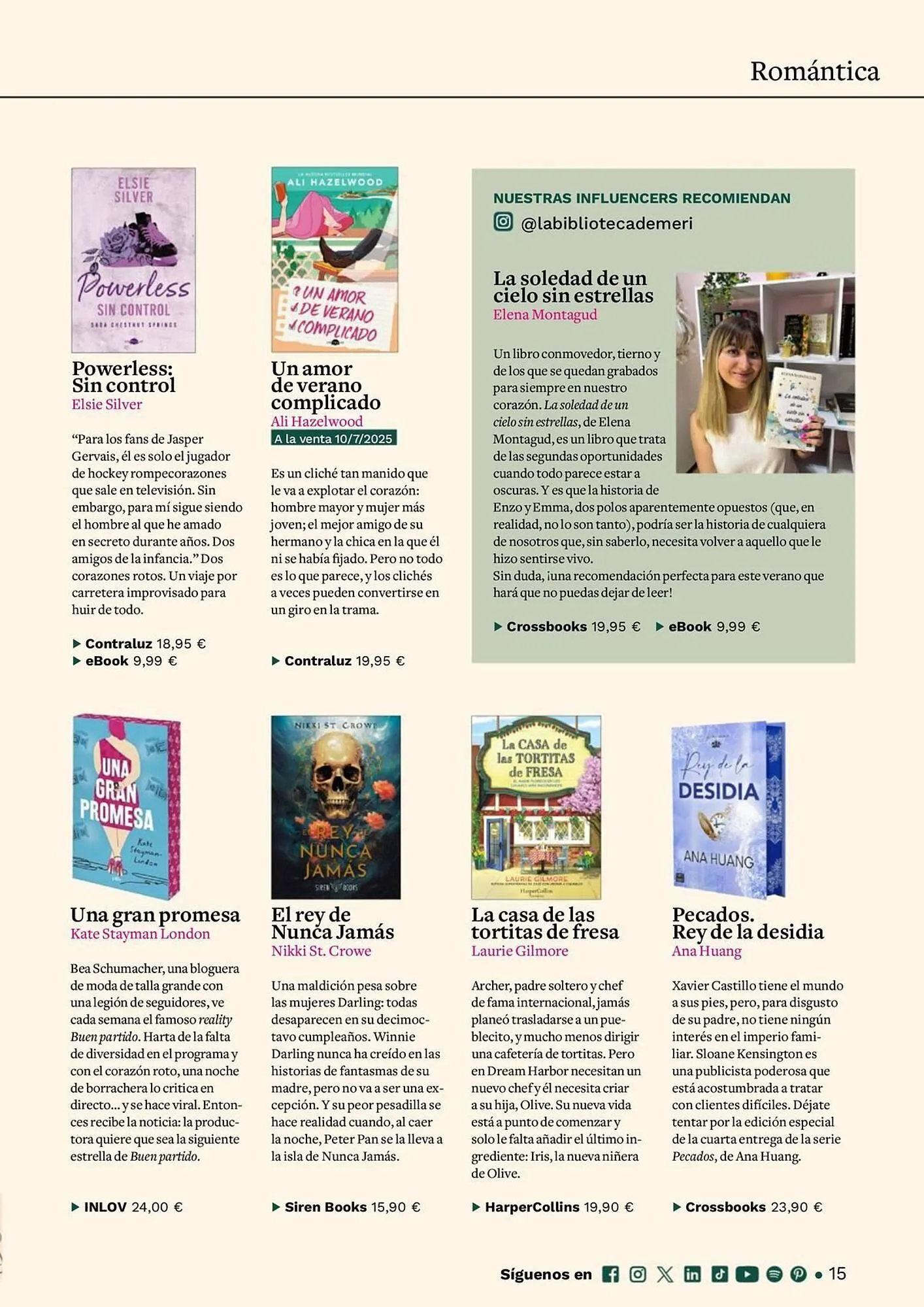 Catálogo de Folleto Casa del Libro 7 de julio al 31 de julio 2025 - Página 15