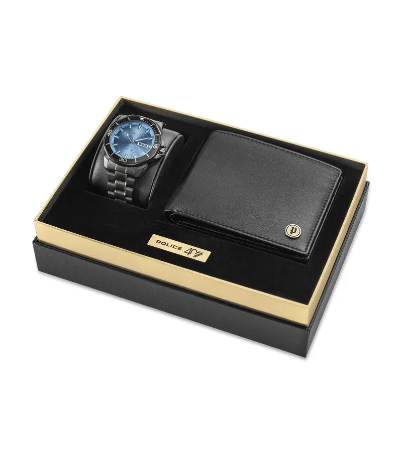 The Anniversary Collection Watch And Wallet Gift Set By Police For Men