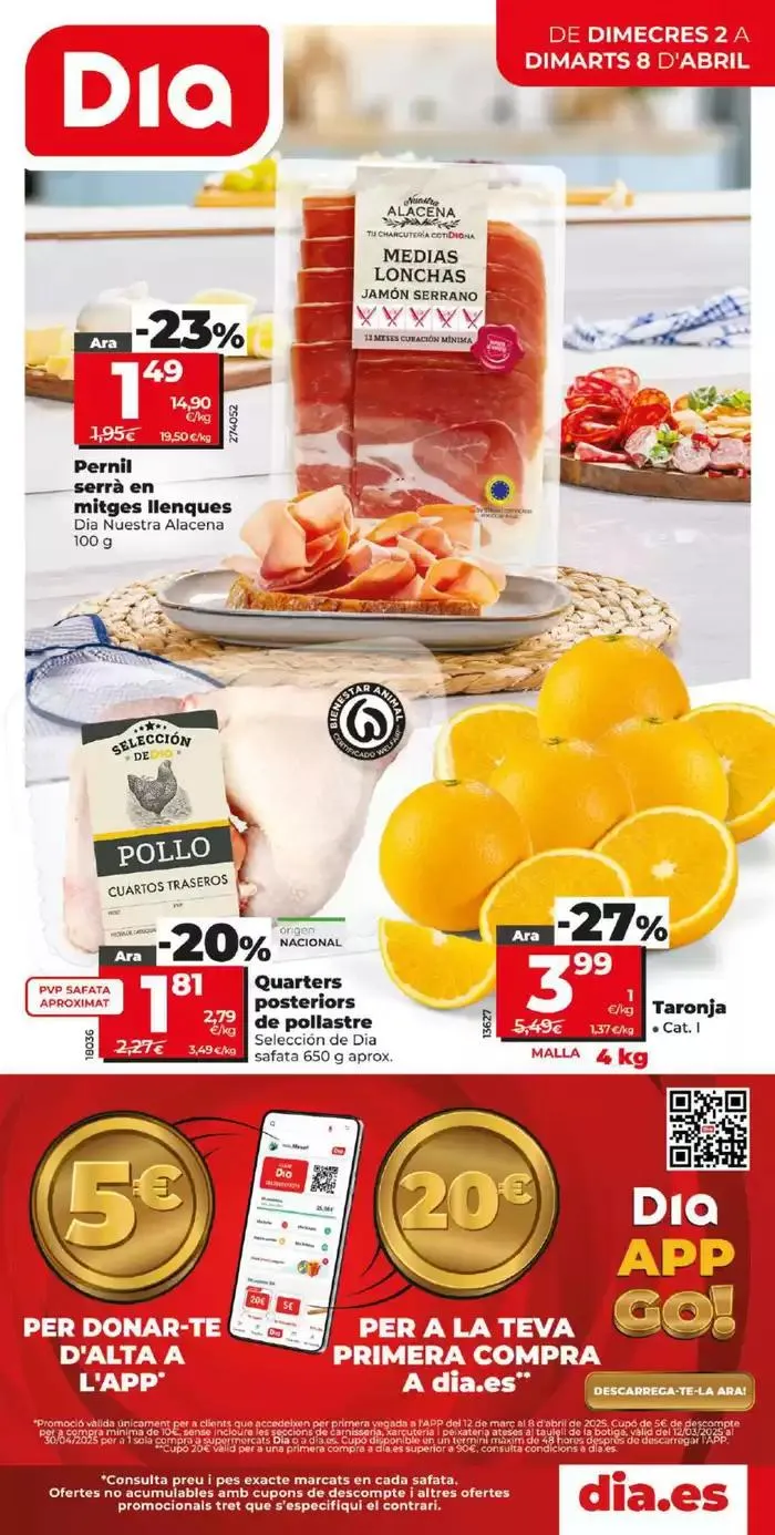 Catálogo de Nova qualitat Dia del 2 al 8 d'abril 2 de abril al 8 de abril 2025 - Página 1