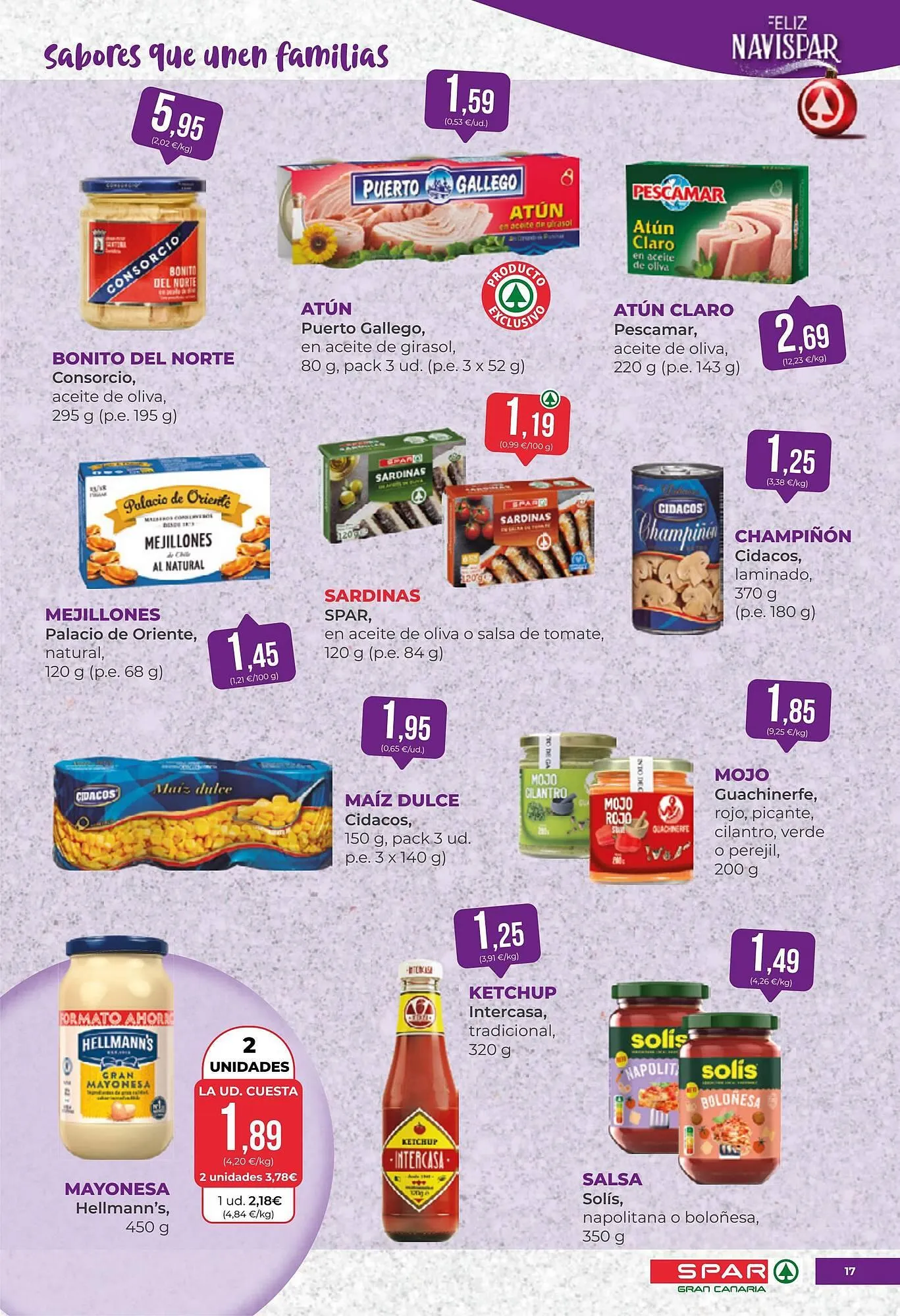 Catálogo de Folleto SPAR Gran Canaria 12 de diciembre al 25 de diciembre 2025 - Página 17
