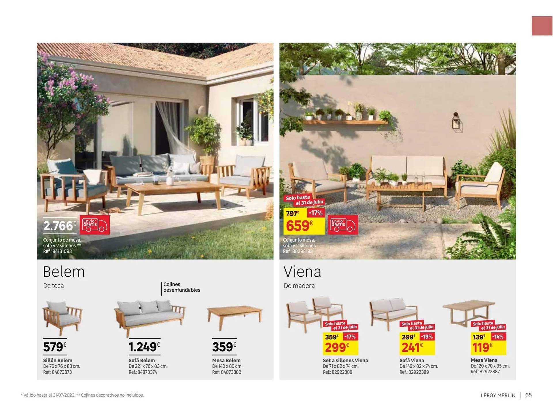 Catálogo de Folleto Leroy Merlin 9 de junio al 31 de julio 2023 - Página 65