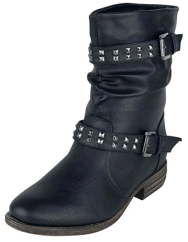 "Botas Biker de chica" Botas Negro de Brandit
