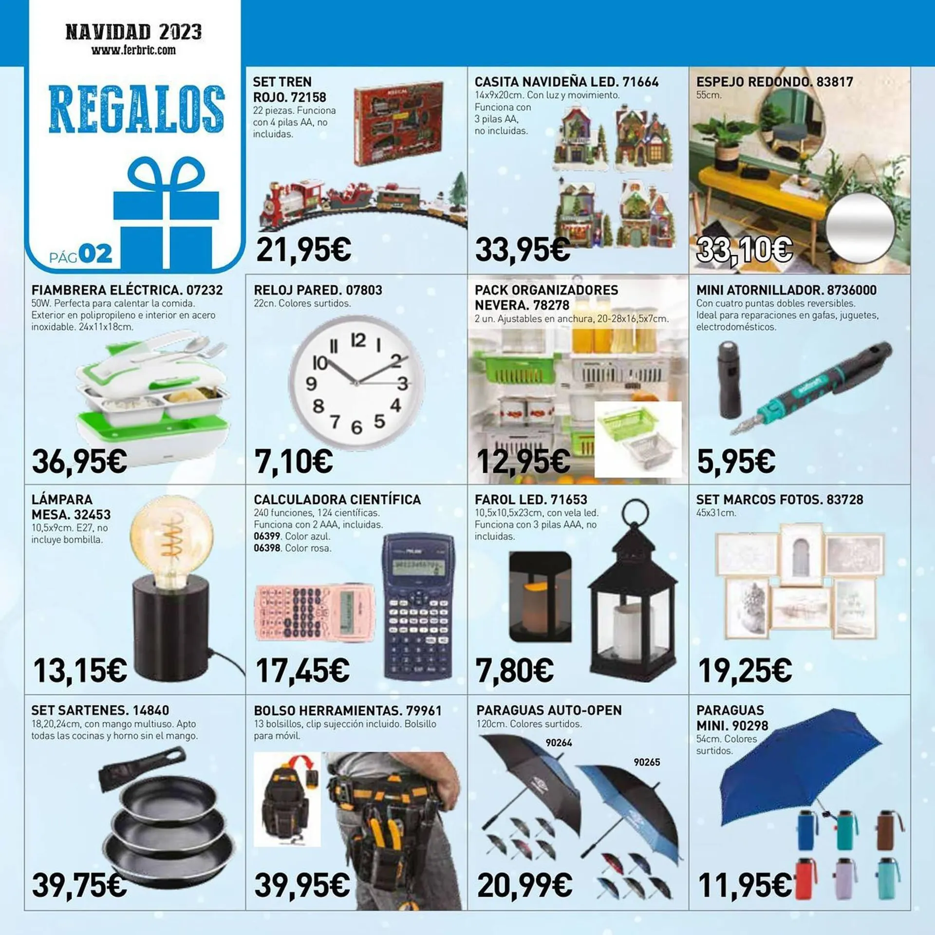 Catálogo de Folleto Ferbric 31 de octubre al 13 de enero 2024 - Página 2