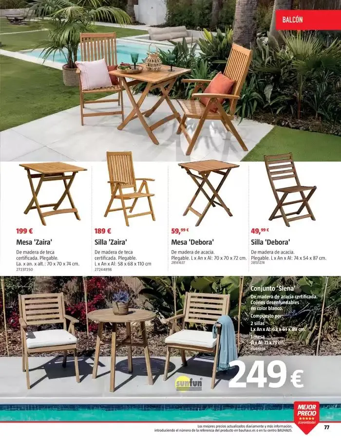 Catálogo de VERANO. Jardín, terraza, balcón.  26 de marzo al 20 de abril 2025 - Página 77