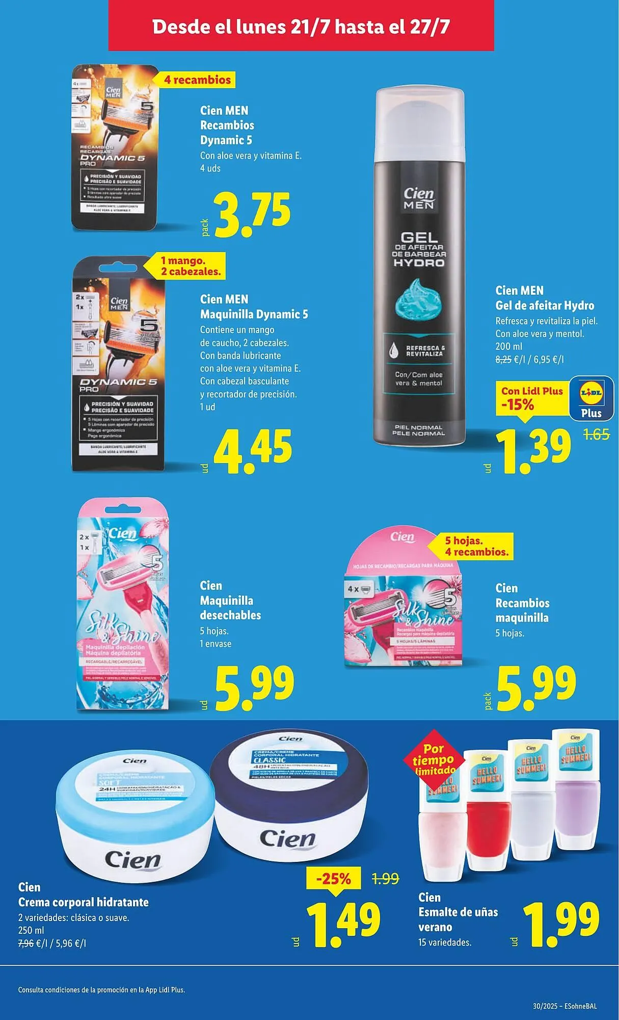 Catálogo de Folleto Lidl 21 de julio al 27 de julio 2025 - Página 13