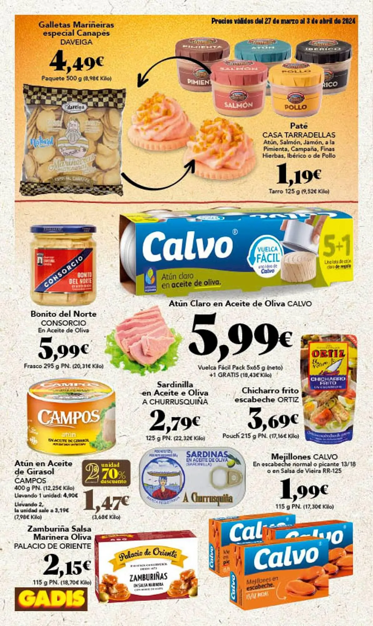 Catálogo de Folleto Gadis 27 de marzo al 3 de abril 2024 - Página 28