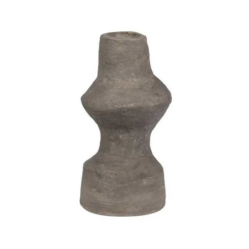 Jarrón Messini de papel marrón