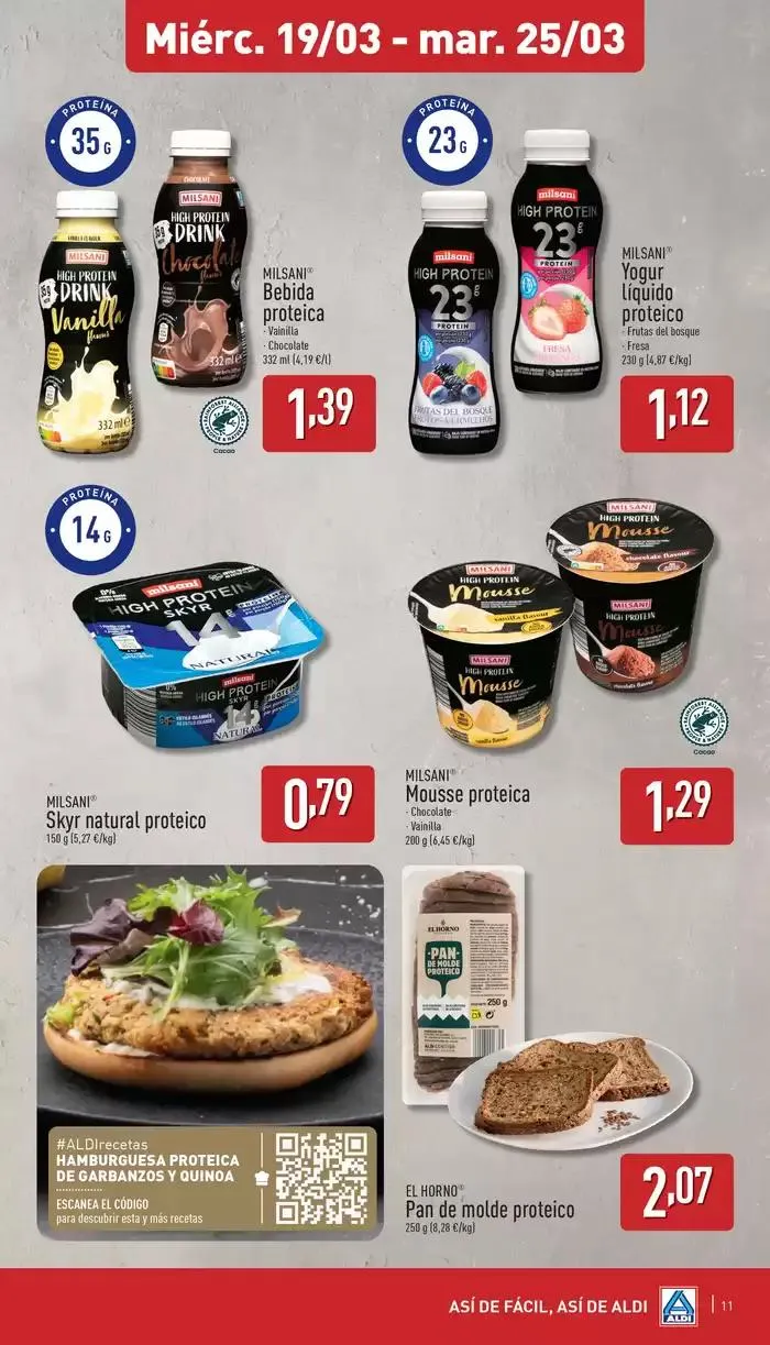 Catálogo de  ¡Así de fácil, así de Aldi! 19 de marzo al 25 de marzo 2025 - Página 11