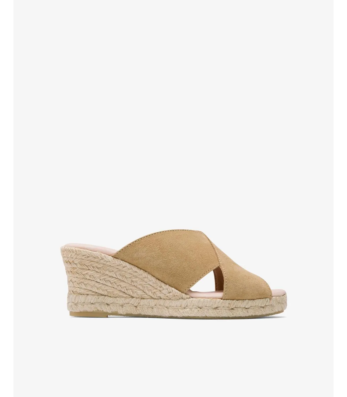 Alpargatas cuña Mujer Piel