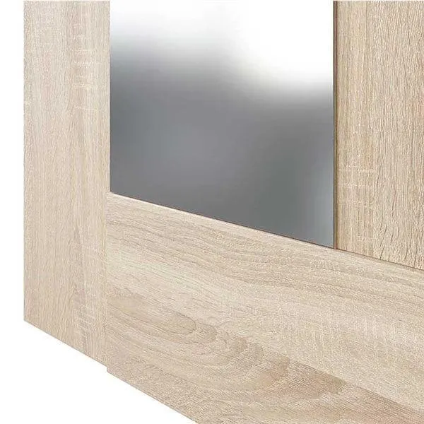 Mueble de recibidor Oxys con espejo roble Canadian/oxido