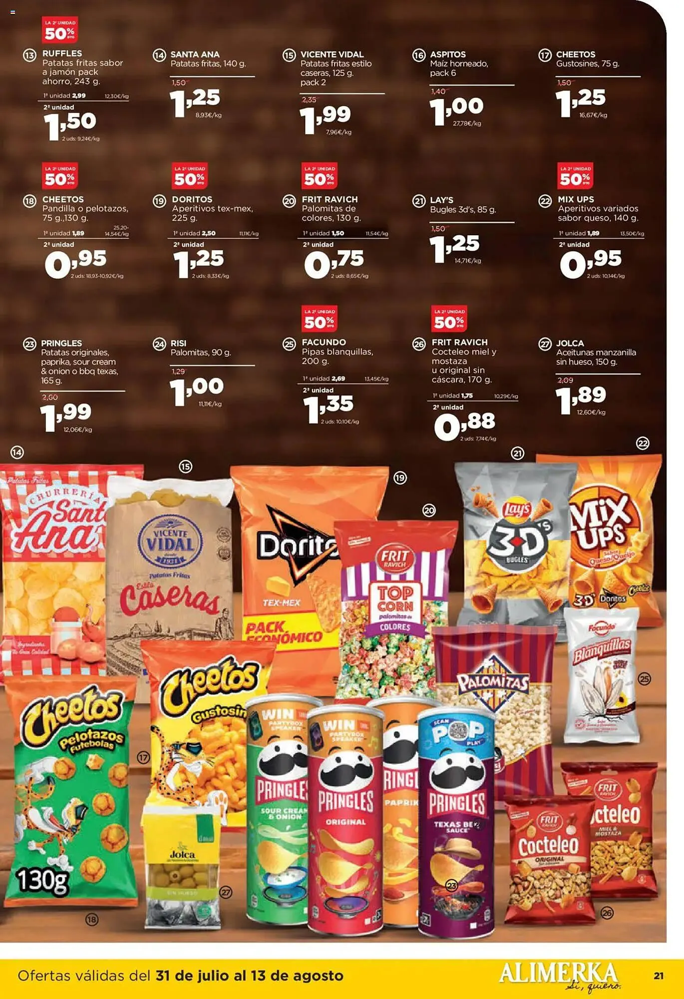 Catálogo de Folleto Alimerka 31 de julio al 13 de agosto 2025 - Página 21