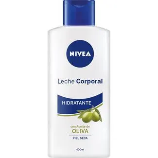 NIVEA leche corporal hidratante con aceite de oliva para piel seca frasco 400 ml