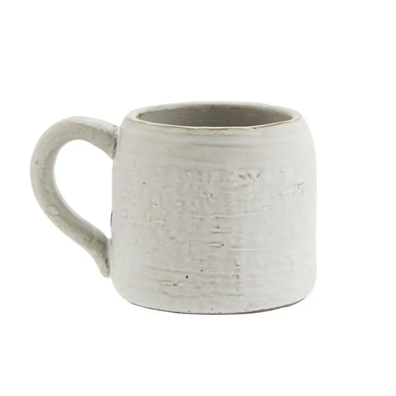 Taza Stone, blanco roto