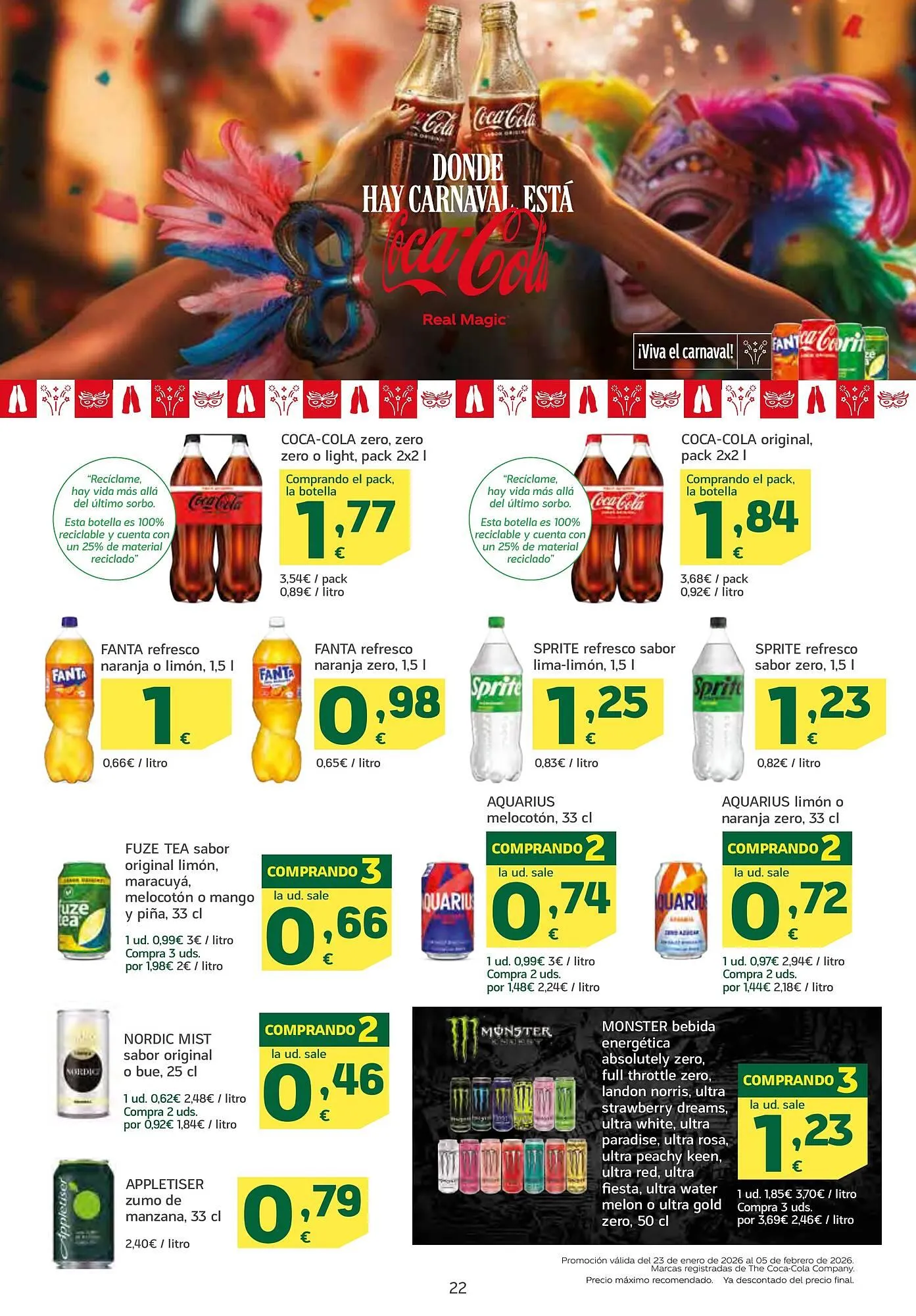 Catálogo de Folleto HiperDino 23 de enero al 5 de febrero 2026 - Página 22