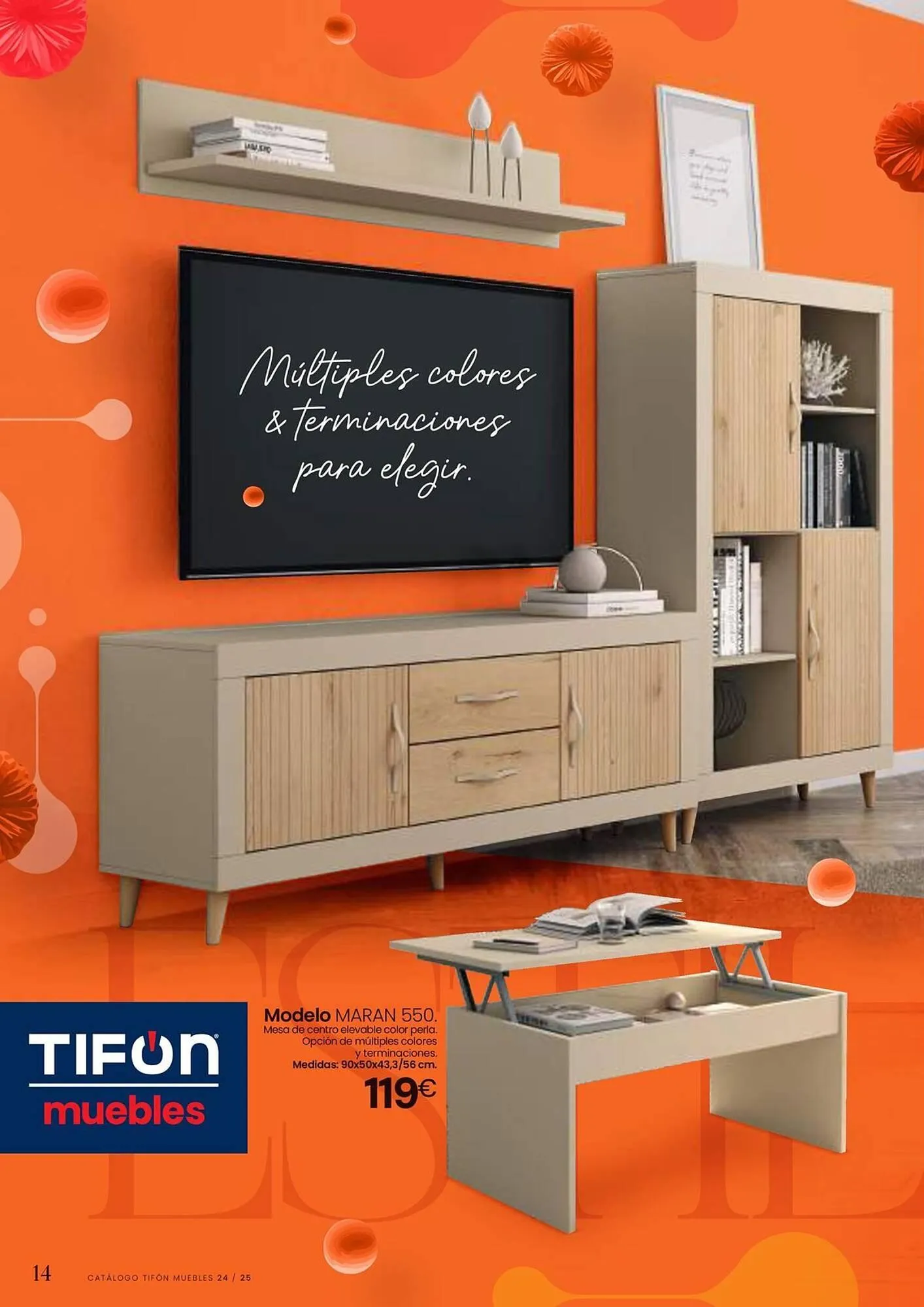 Catálogo de Folleto Tifón Hipermueble 12 de julio al 31 de mayo 2025 - Página 14