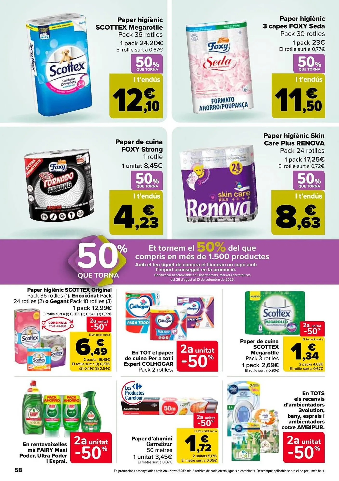 Catálogo de Folleto Carrefour 8 de agosto al 25 de agosto 2025 - Página 58