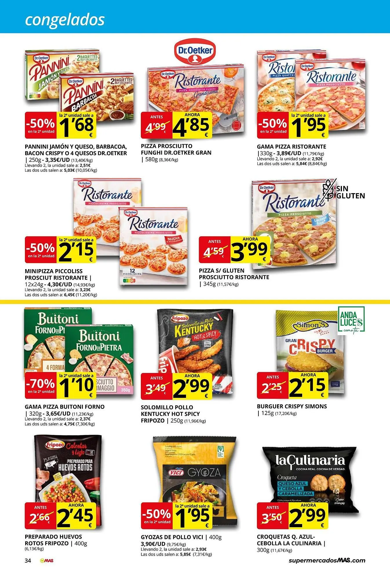 Catálogo de Folleto Supermercados MAS 29 de agosto al 30 de septiembre 2025 - Página 34