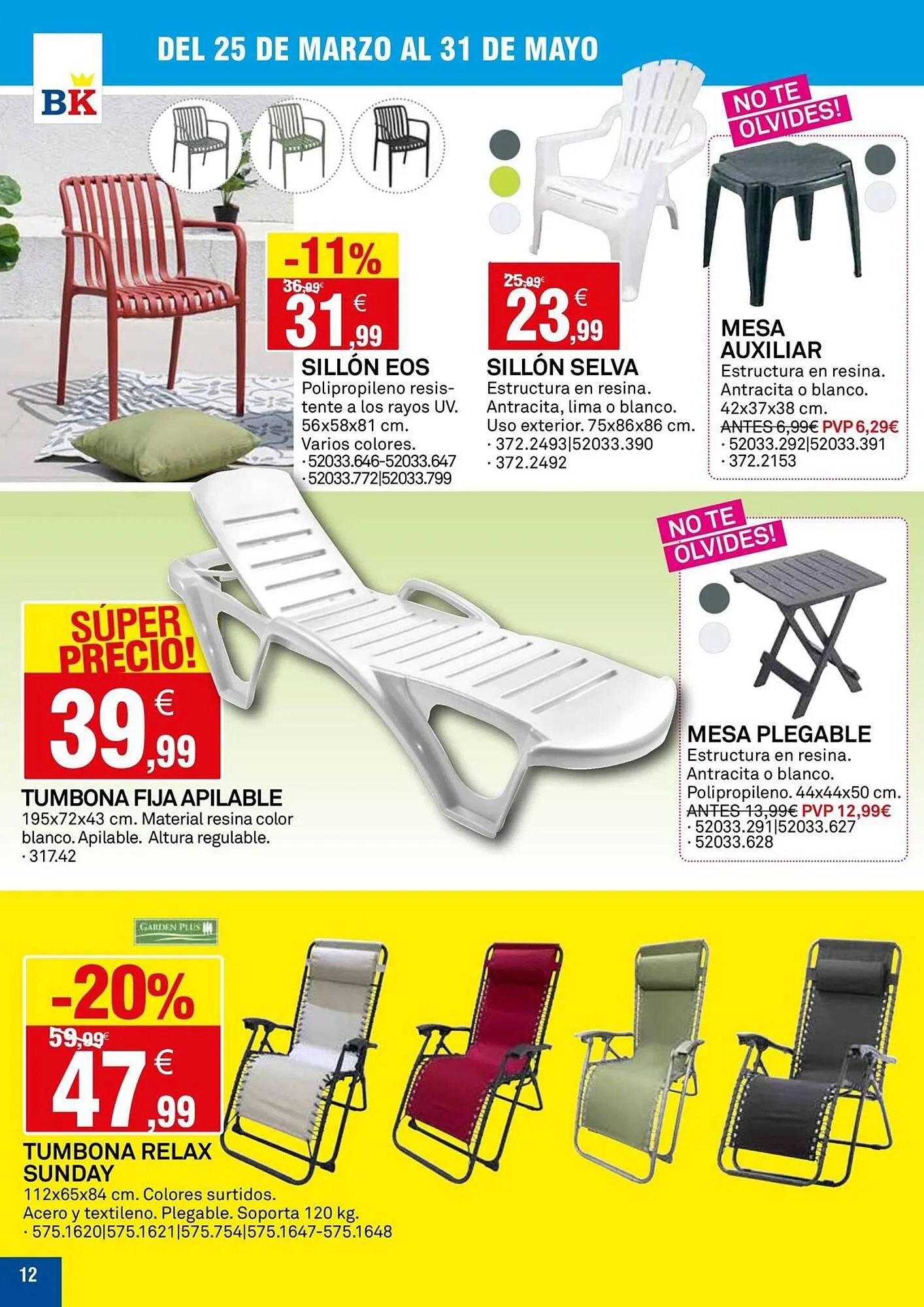 Catálogo de Catálogo Bricoking 25 de marzo al 31 de mayo 2026 - Página 12
