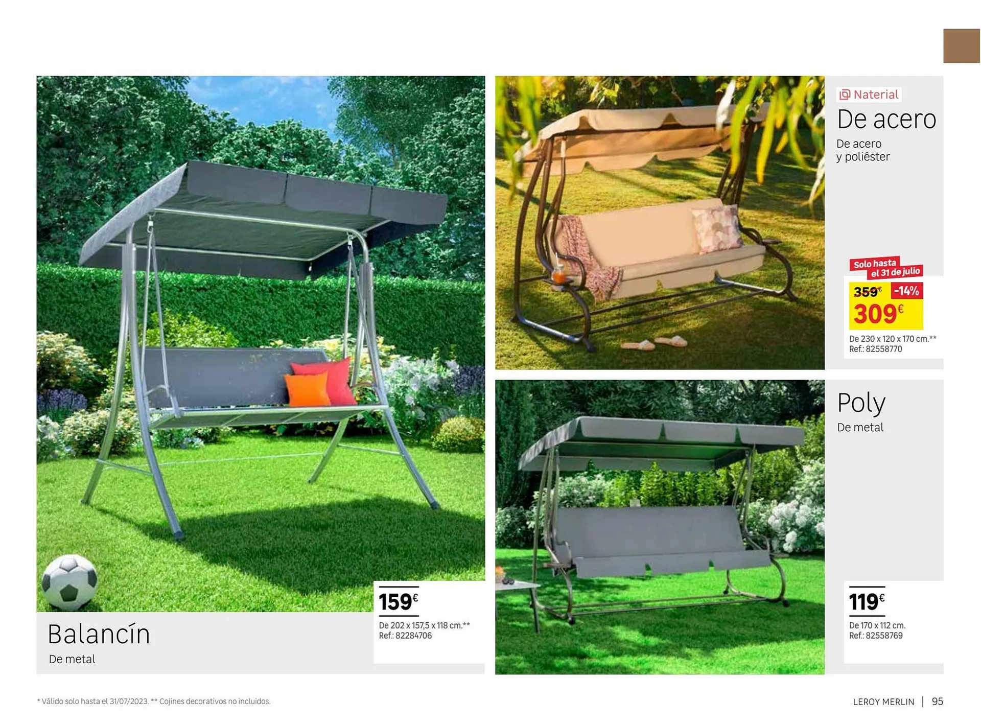 Catálogo de Folleto Leroy Merlin 9 de junio al 31 de julio 2023 - Página 95