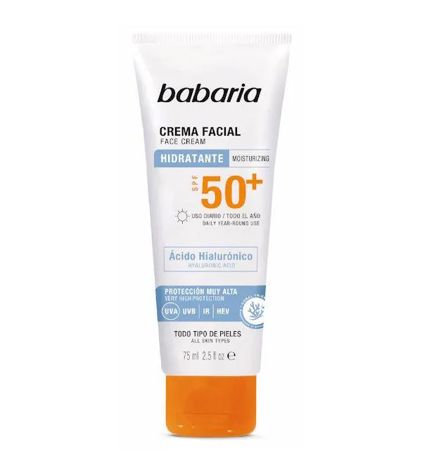 Crema Facial Hidratante SPF50+ Ácido Hialurónico | 75 ml