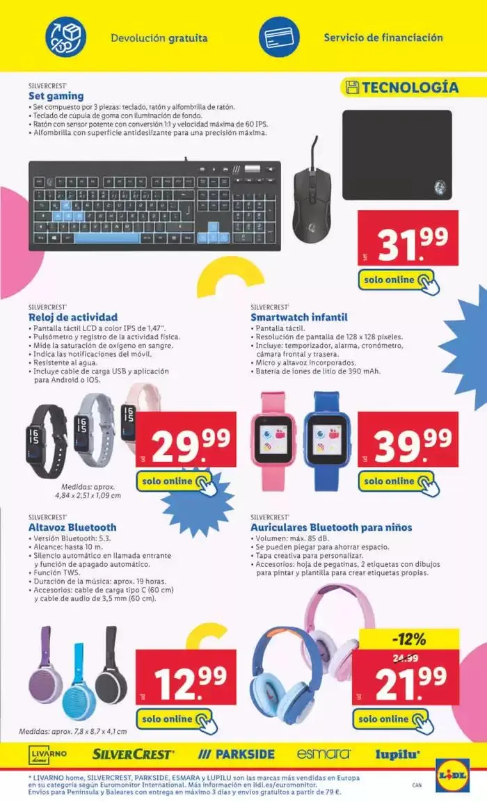 Catálogo de ¡Bazar Lidl! Ofertas válidas del 24/03 al 30/03 24 de marzo al 30 de marzo 2025 - Página 19